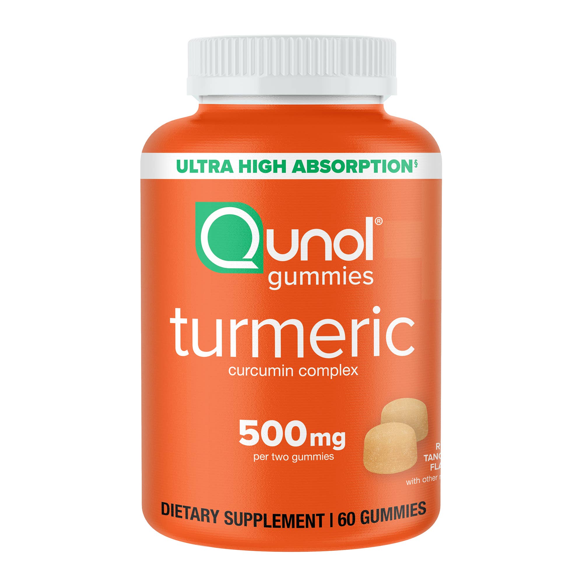 Qunol - Wholesale Oral Supplement/Vitamin - Qunol Turmeric 500mg Gummy 60ct0