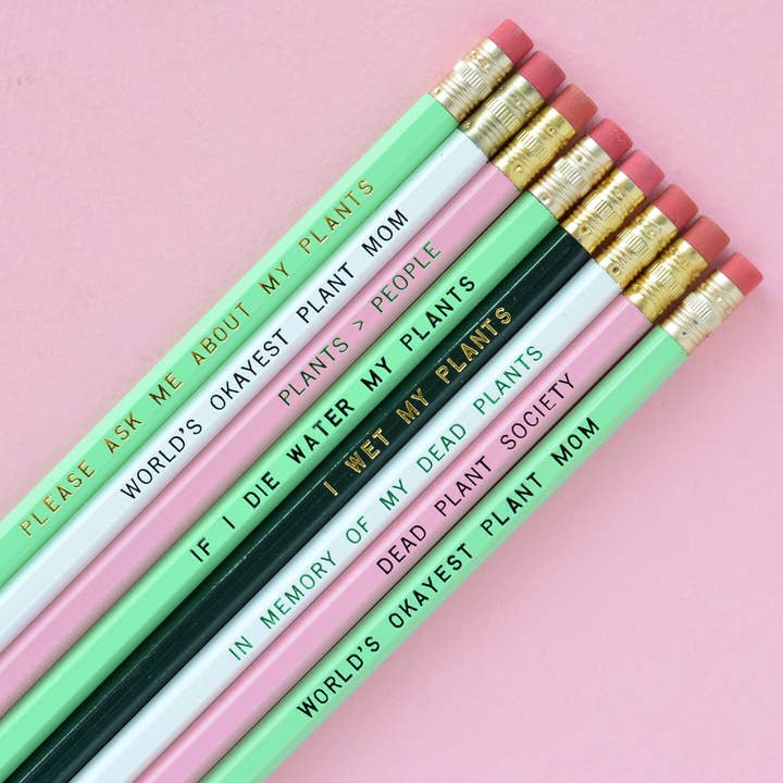 Tuff Girl Gang - Wholesale Pencil - WORLD'S OKAYEST PLANT MOM Pencil1