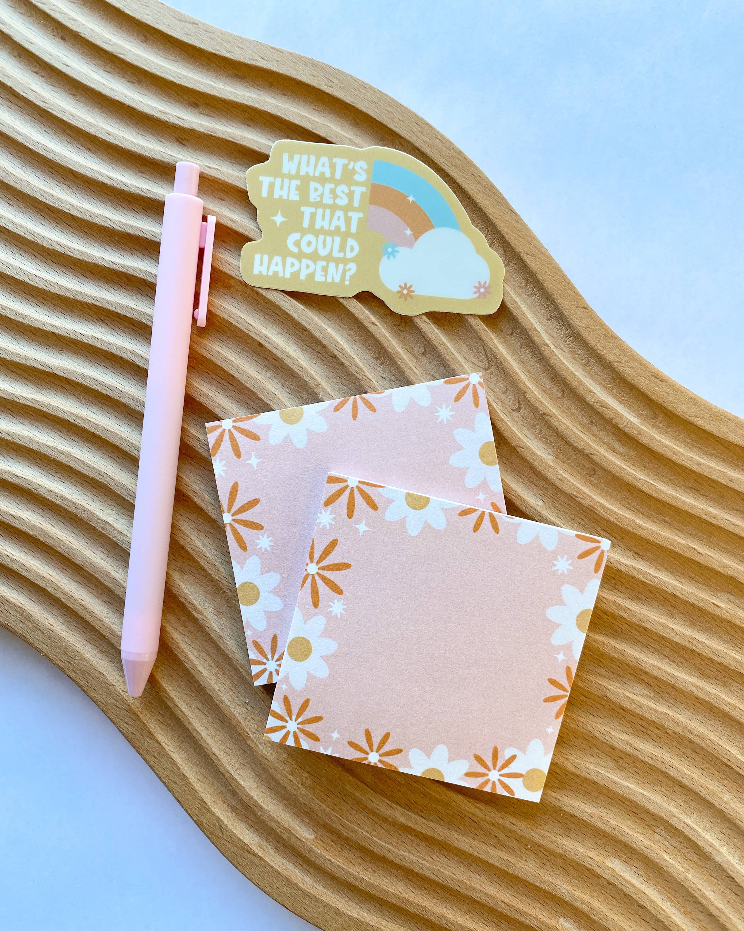 Created By Christine - Wholesale Sticky Notes - Ditsy Daisy Sticky Notes5