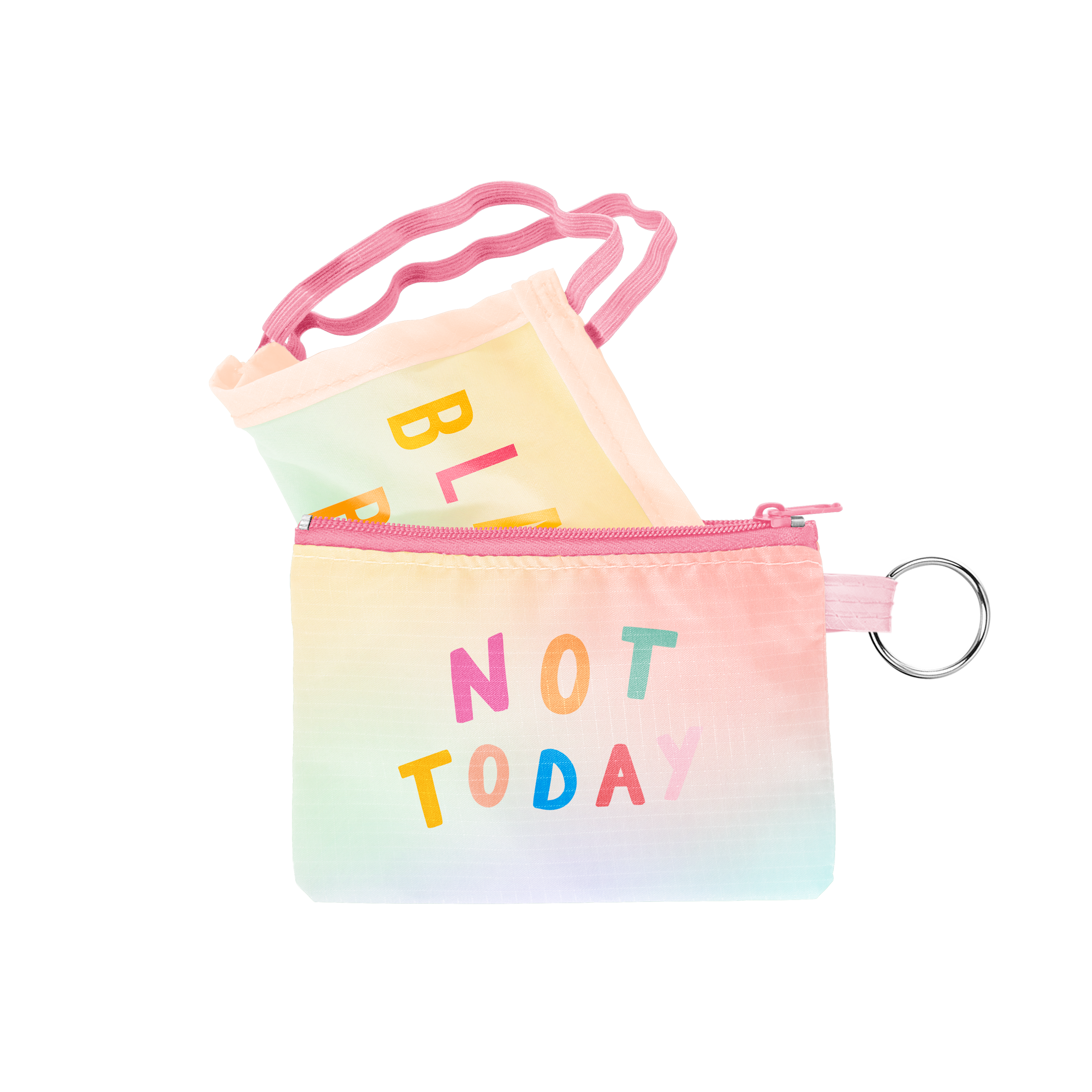 Talking Out of Turn - Wholesale Keychain - Women's - Penny Key Ring- Not Today1