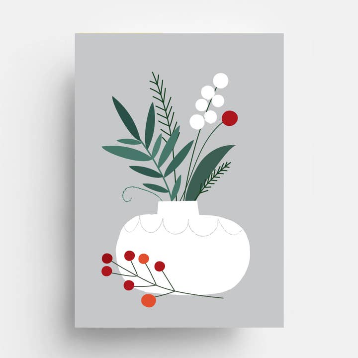 Fiori e vaso, A6 per la vendita all'ingrosso da parte di Pilkkuraita