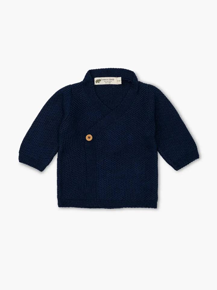 Monica + Andy - Wholesale Cardigan – Baby - Lucky Baby Cardigan_Navy0