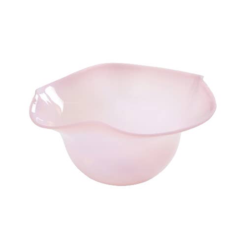 The Antonia Murano Ruffle Bowl in Pink for wholesale by Domenica Marland