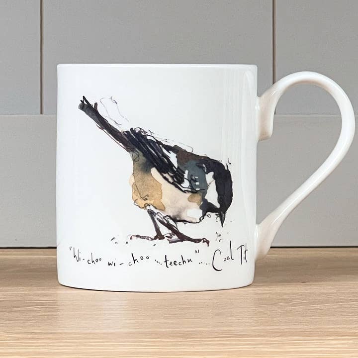Coal Tit Mug for wholesale by mclaggan+co