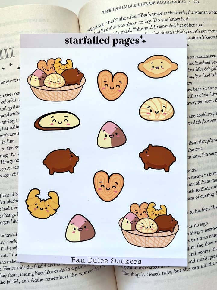 Pan Dulce (mexikanskt bröd) klistermärke för wholesale av Starfalled Pages