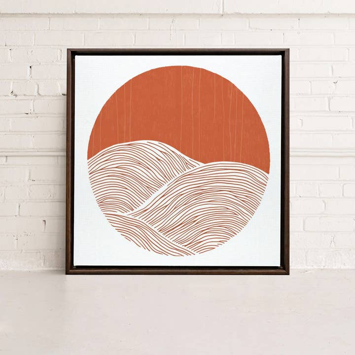 Oleka Canvas - Wholesale Art Print - EARTH WAVES, Oeuvre sur toile étiré