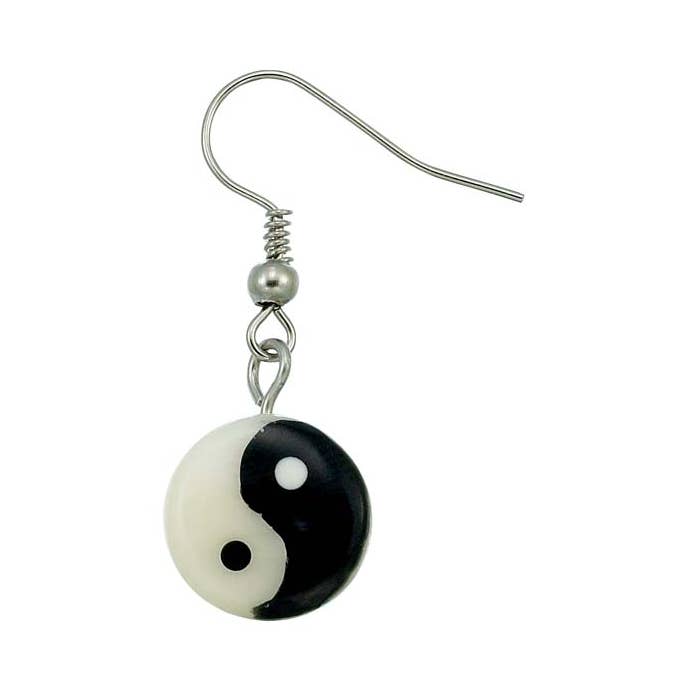 Pendientes Bone Yin Yang para venta al por mayor de Benjamin International