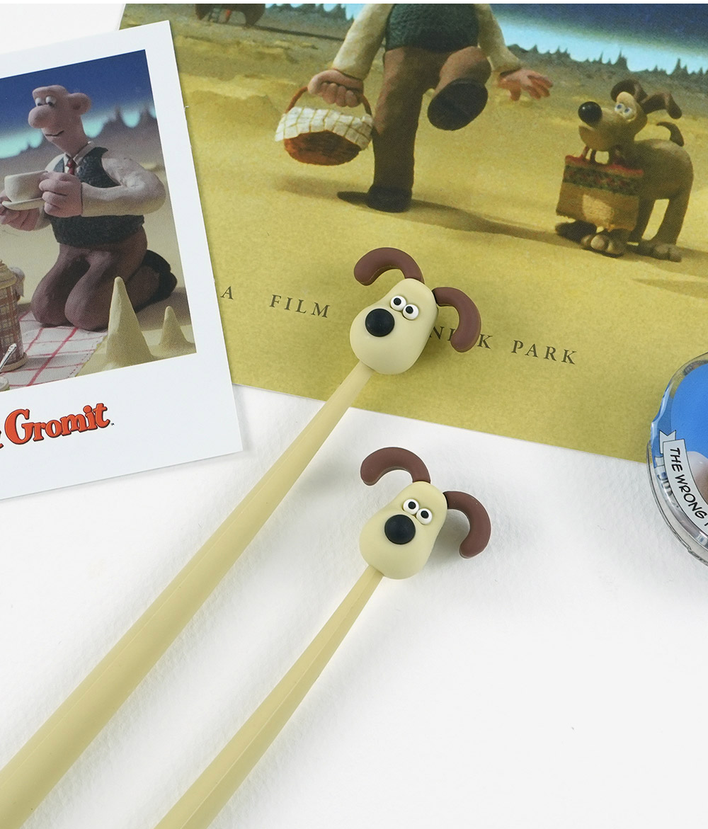 K-Wonderland - Wholesale Pen - Wallace & Gromit Swing Gel Pen – 0.5mm (Gromit / Shaun)5