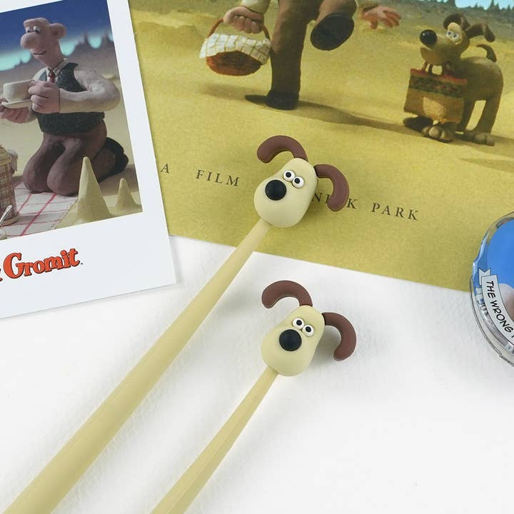 K-Wonderland – wholesale Pen – Wallace & Gromit Swing Gel Pen – 0.5mm (Gromit / Shaun)5