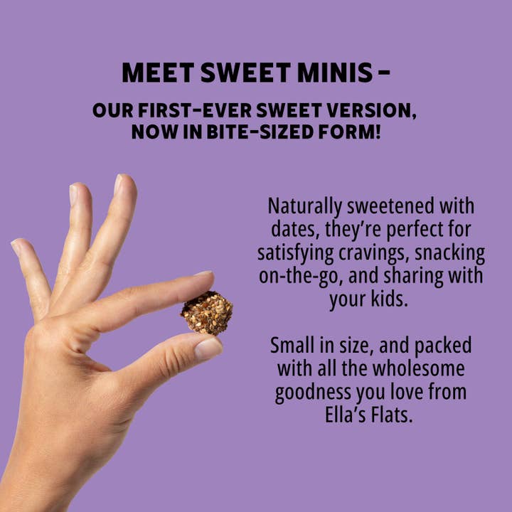 Ella's Flats® - Wholesale Crackers - Sweet Minis - NEW product - 4 oz bags1