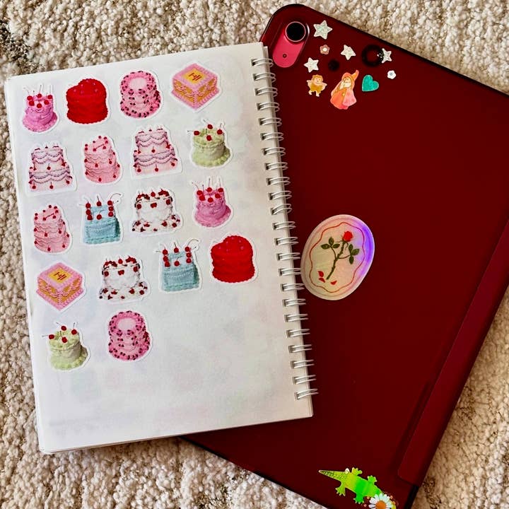 Shellflower - Wholesale Sticker - Cakes Washi Flake Stickers 4