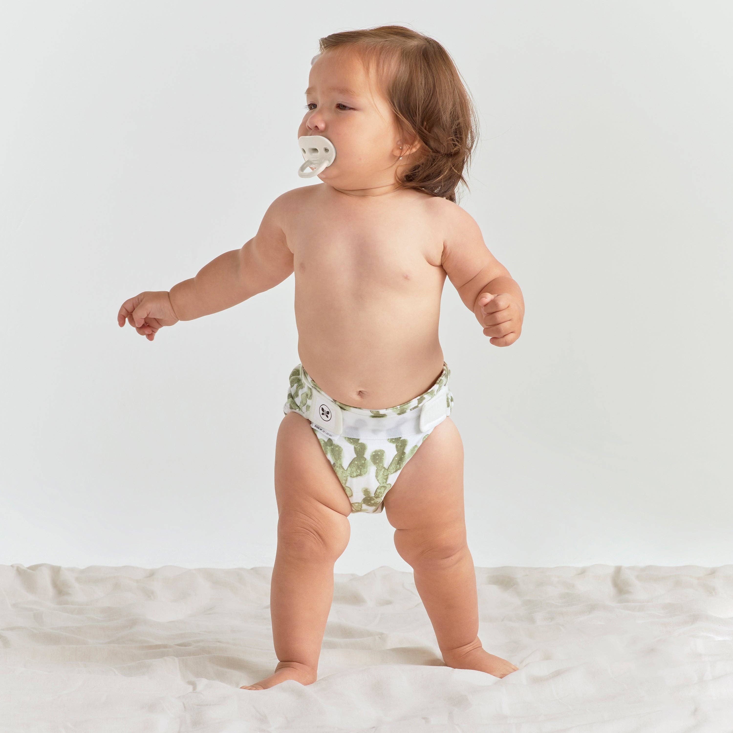 SwaddleDesigns - Wholesale Diaper (Cloth) - Baby - Honest® - Cotton Muslin Hybrid Reusable Cloth Diaper Cover - Desert Besties12