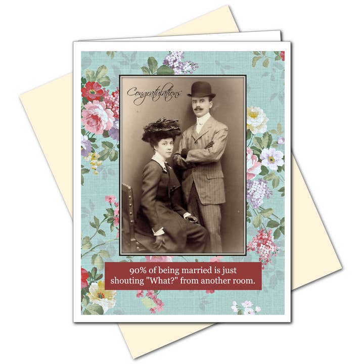 Ümlaut Brooklyn - Wholesale Love Card - 90% of Being Married - Love Card1