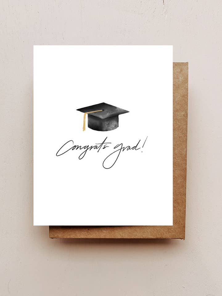 Congrats Grad Card for wholesale by Maddon and Co