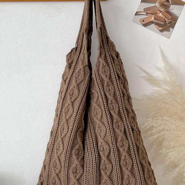 UZ Wholesale Store - Wholesale Tote Bag - Women's - Solid Color Woven Handbags