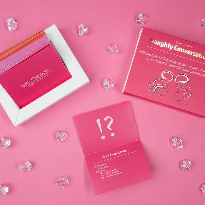 Joyful Couple - Vendita all'ingrosso Giochi di carte - Naughty Conversations: 100 domande per coppie su desideri, fantasie e sesso2