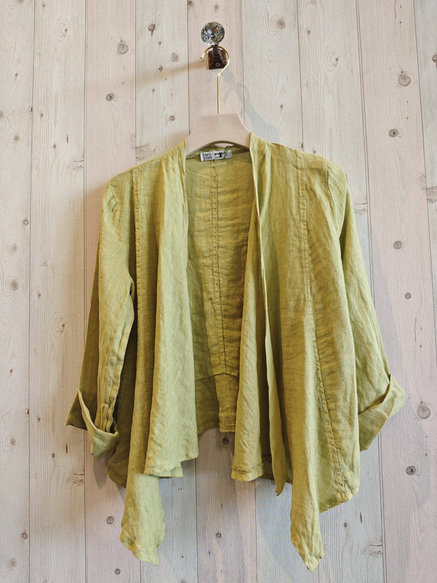 Linen & More - Wholesale Jacket - Women's - REF 192 SHORT CARDIGAN 100% LINEN13