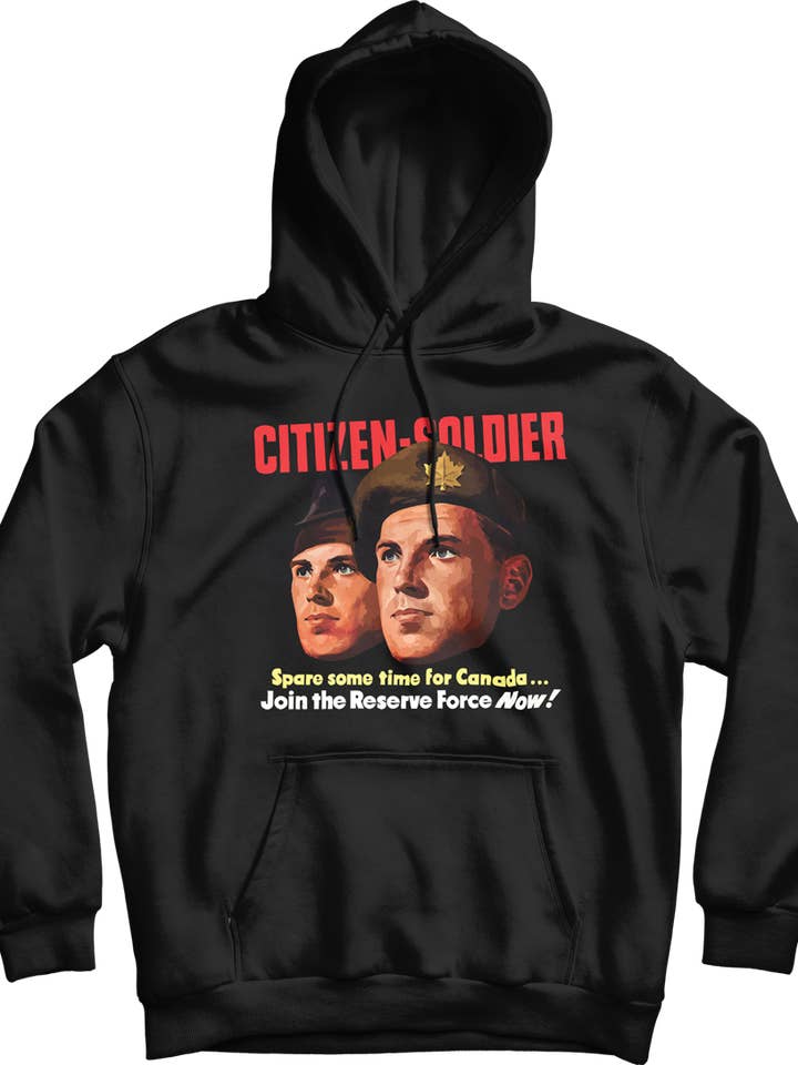 Citizen Soldier World War 2 Hoodie for wholesale by Canada for Victory
