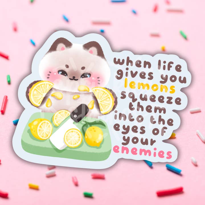 Eyes of Your Enemies Vinyl Sticker for wholesale by Sprinkles Studios