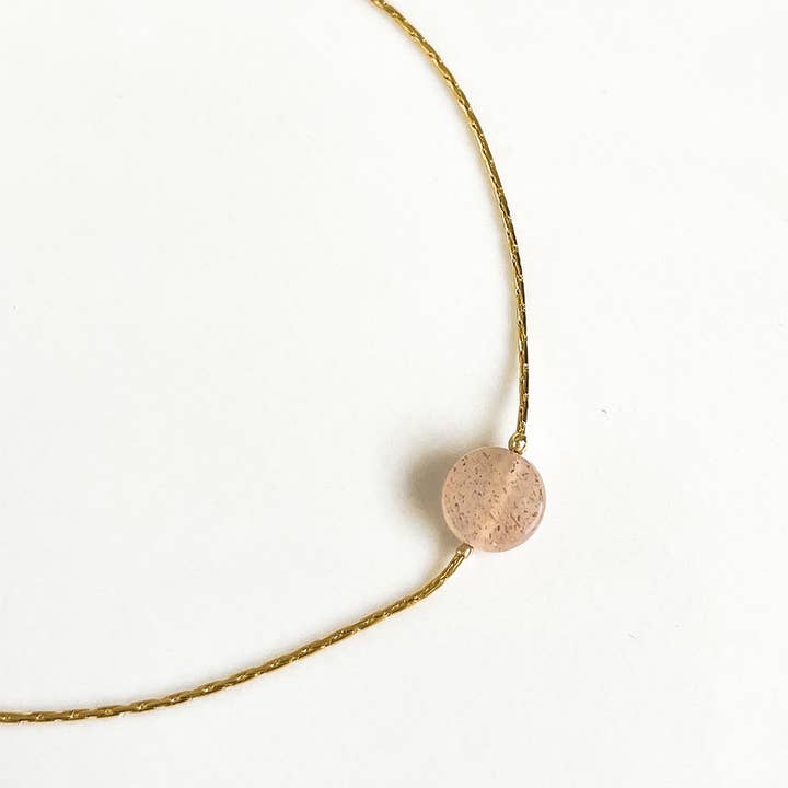 Bracelet Mini Moon Rose pour la vente par LITCHI