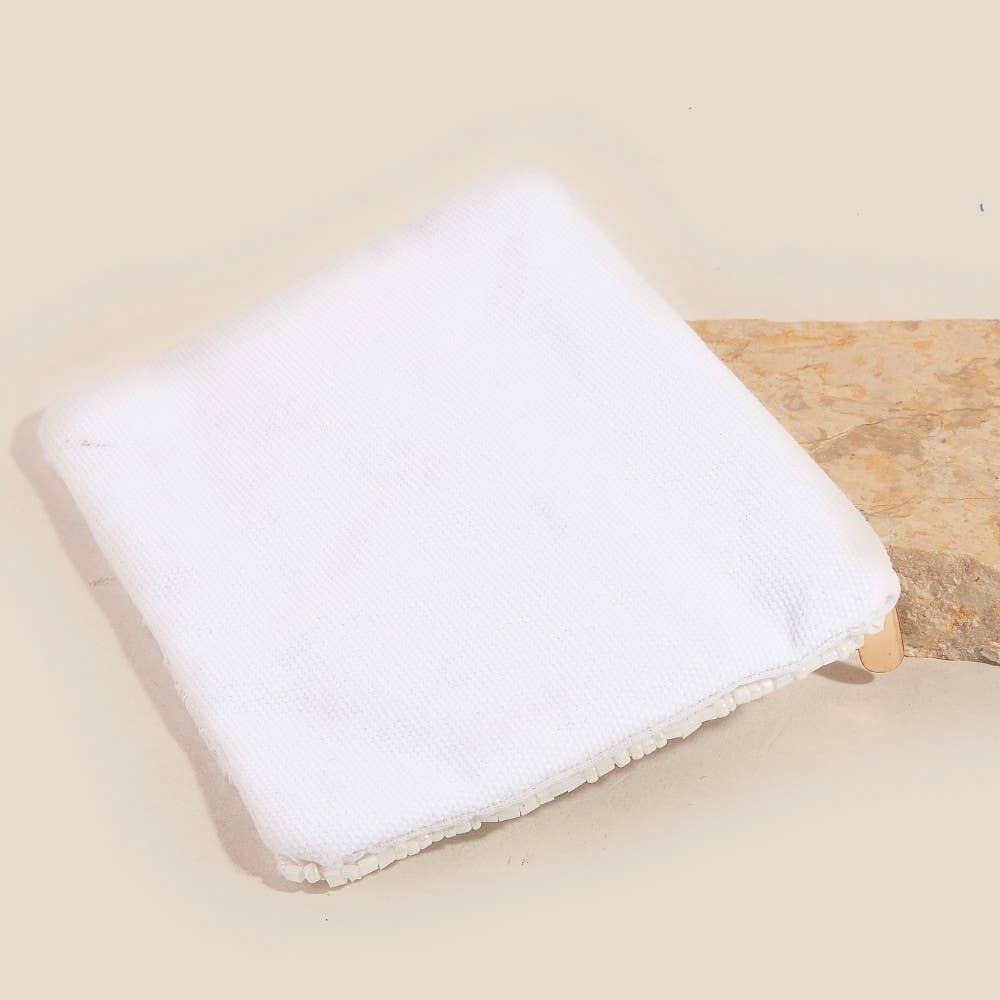 MULTI Porte-monnaie en perles de rocaille à thème mariée et bague en vente sur Faire1