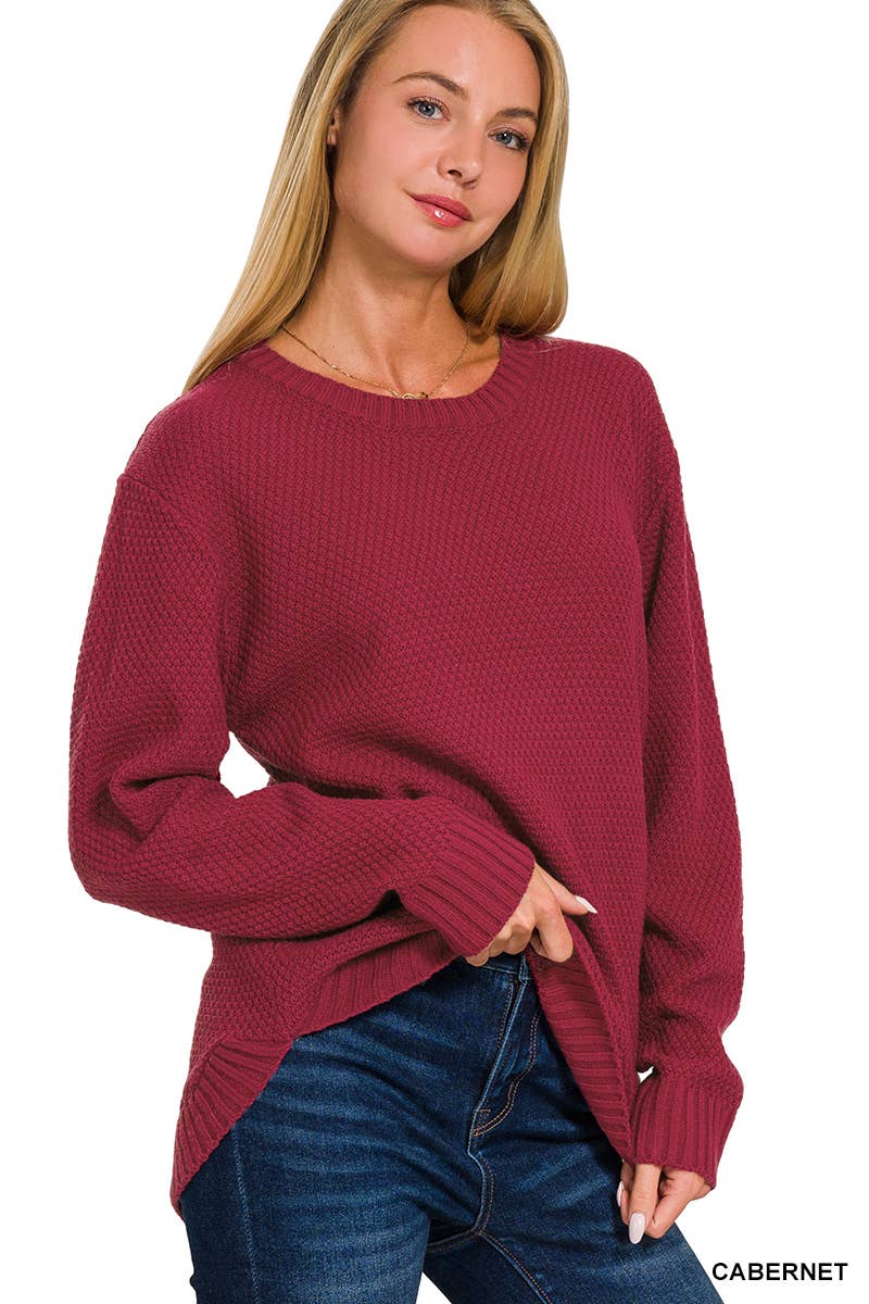 42POPS - Wholesale Knit Sweater - Women's - ",..._ Round Neck Basic Sweater23