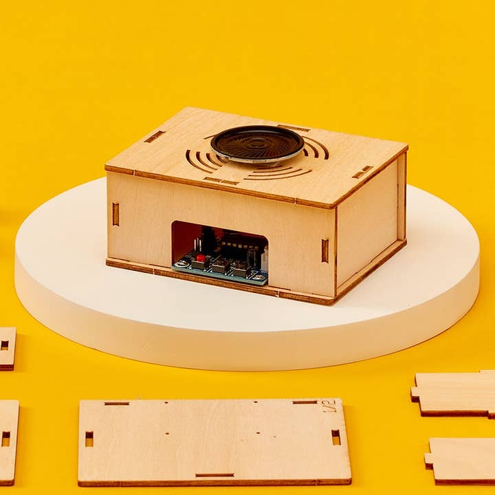 Kitsville – Kit de artesanato DIY - Criança por atacado – Kit de Gravador de Voz DIY, Brinquedo STEM para Crianças, Kit de Artesanato0