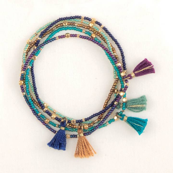 Altiplano - Wholesale Jewelry Set - Tassel Bracelet Set of Five3