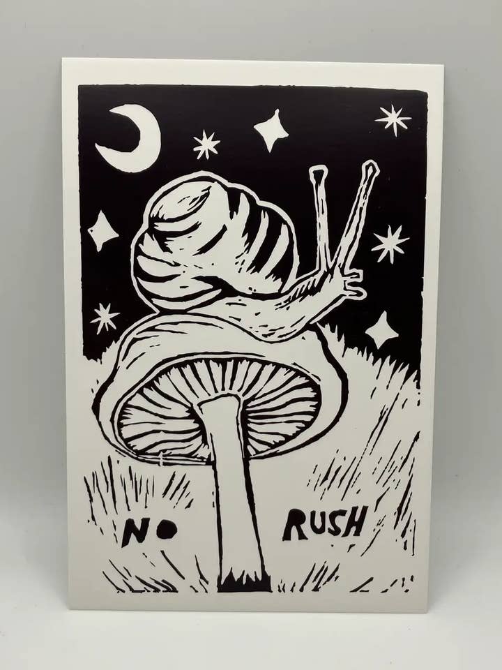 3" Vinyl Sticker - No Rush Snail for wholesale by Coyotesnout