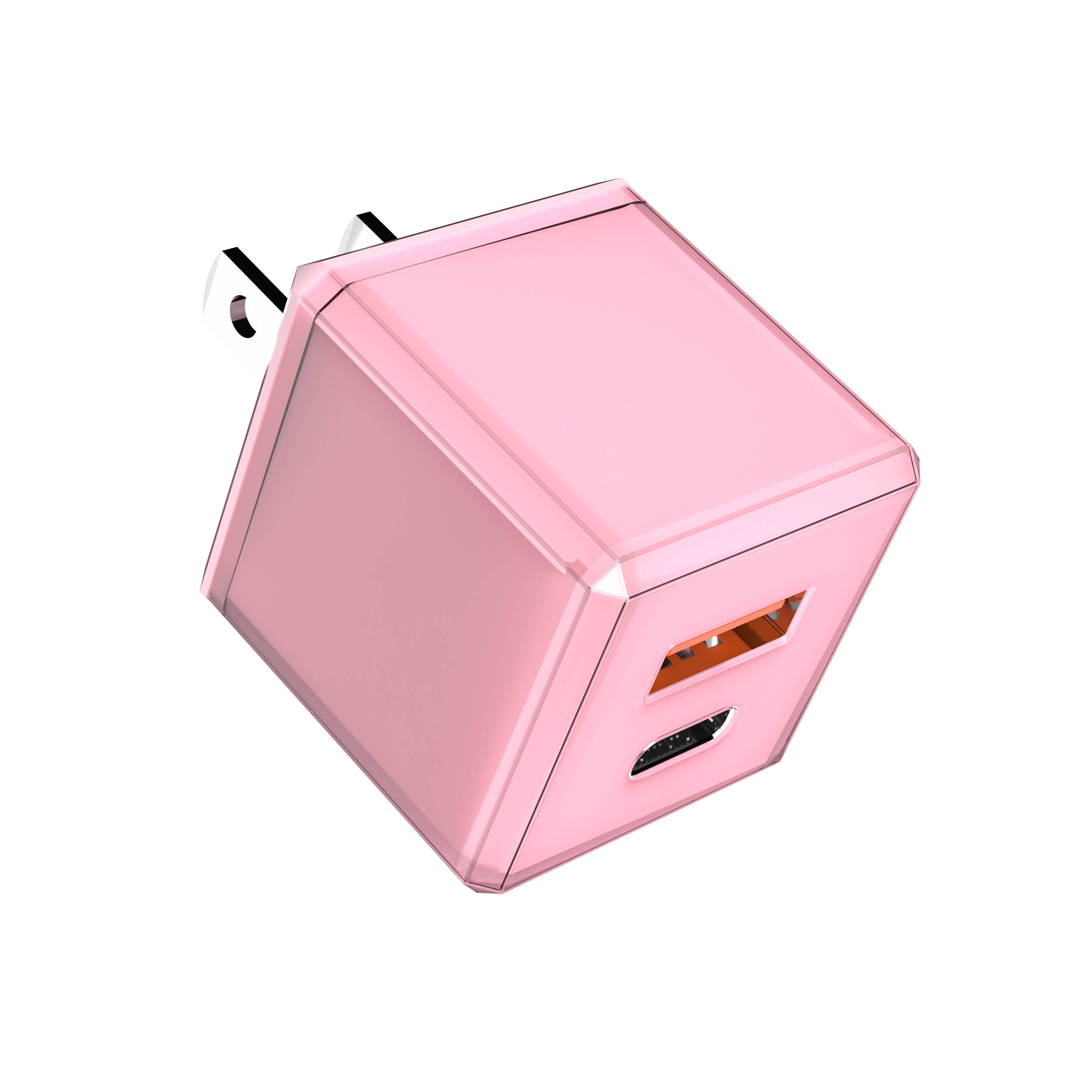 LAX Gadgets - Vente Chargeurs portables - Chargeur mural rapide USB 20 W, design cubique, emballage de vente au détail14