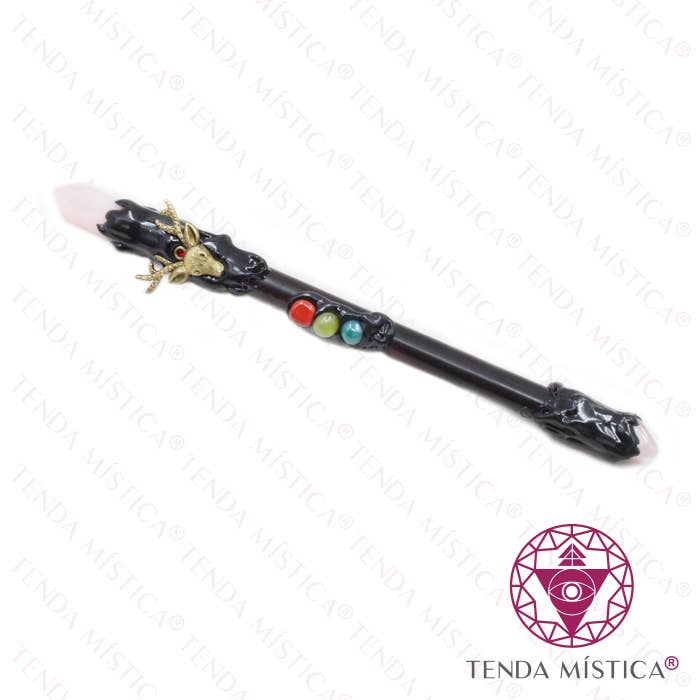 Magisk stav med rosenkvarts för wholesale av Tenda Mística