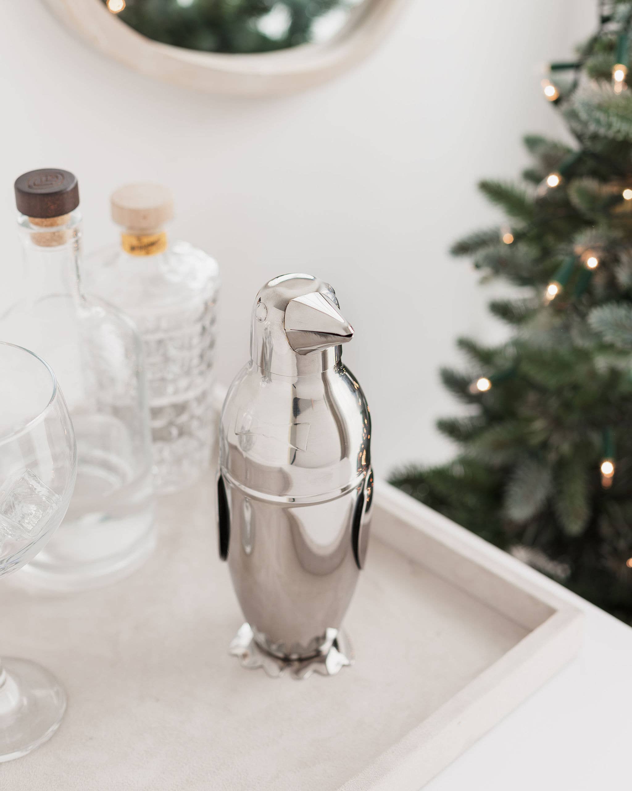 UBERSTAR - Wholesale Cocktail Shaker - Penguin Cocktail Shaker - Stainless Steel1