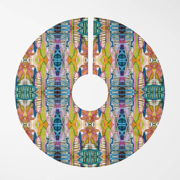 Surfs Up Tree Skirt for wholesale by Windy O'Connor Art & Home