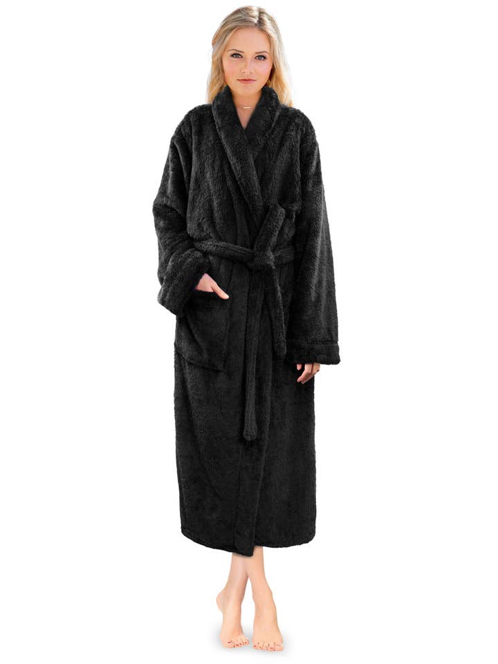 Pavilia - Wholesale Robe - Women's - Women's Sherpa Fluffy Robe