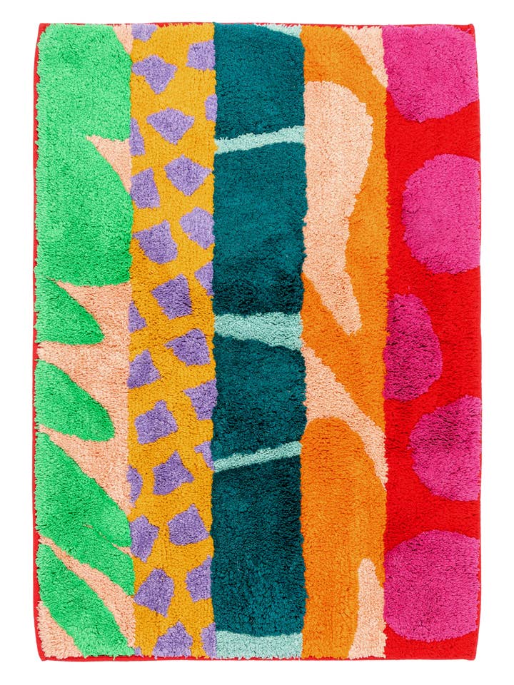 Tapis de bain Floral Fantasy 03 pour la vente par ProbaHome