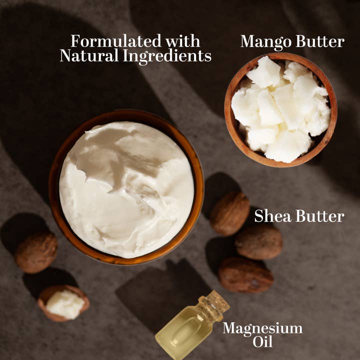 Better Shea Butter - Wholesale Body Cream/Lotion - Magnesium Cream (Unscented) for Sleep and Relaxation7