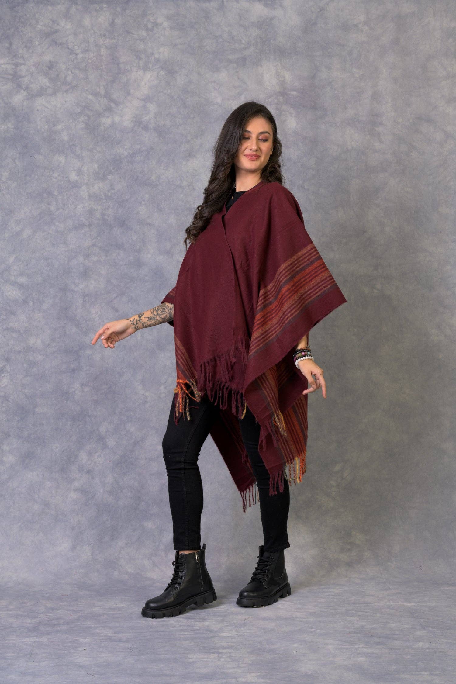 Assorted Rhea Opulent Poncho for wholesale on Faire15
