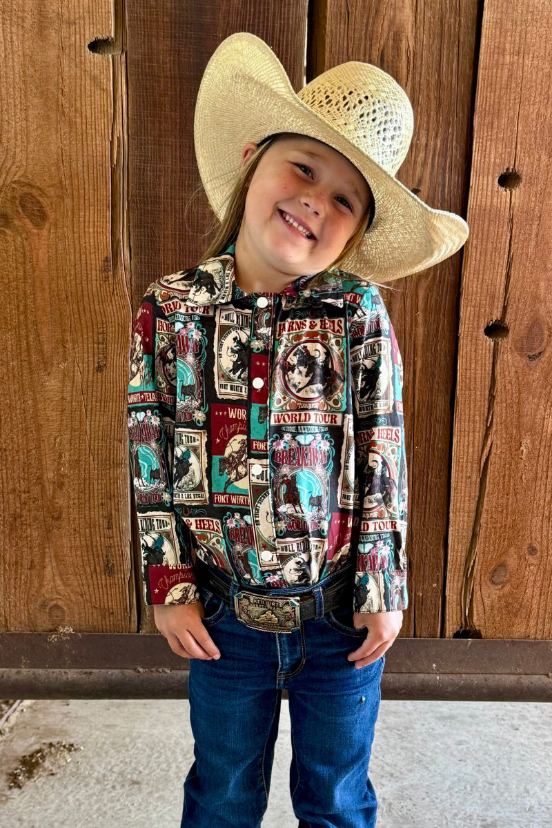 Sterling Kreek - Wholesale Overhemd met knopen - Kinderen - Vintage Rodeo Overhemd Kinderen3