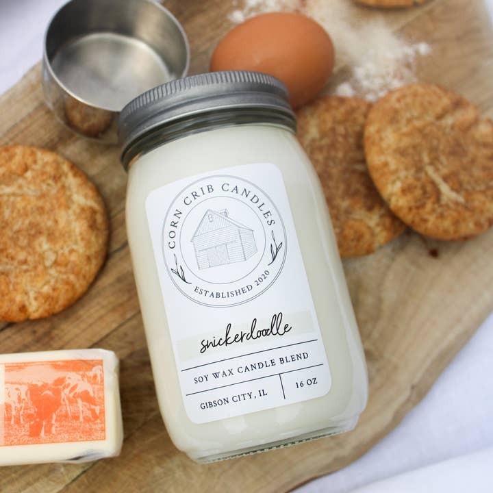 Snickerdoodle for wholesale by CORN CRIB CANDLES