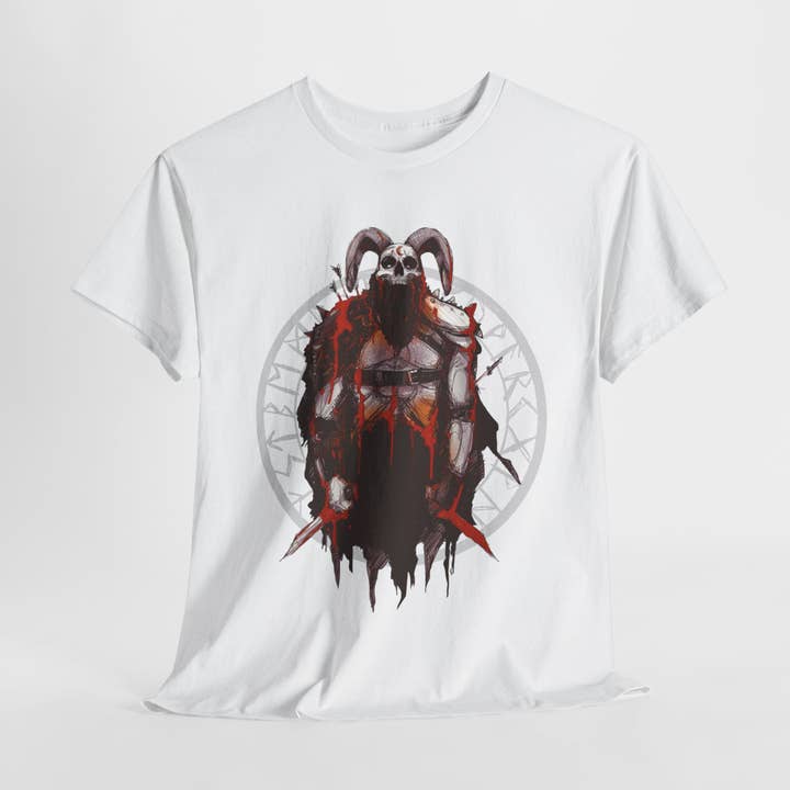 The Viking Unisex Heavy Cotton Tee for wholesale by LVB Art