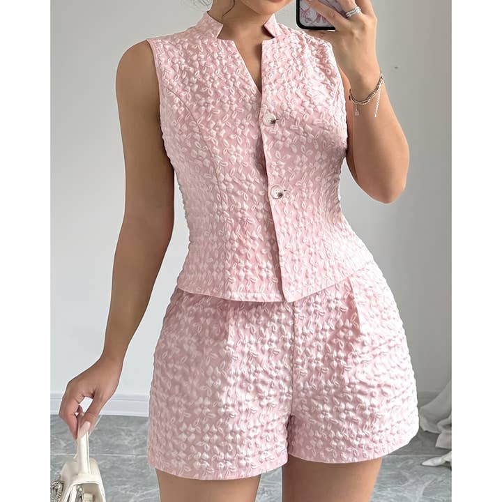 Striped Cami and Pants Set for wholesale by Mapcie