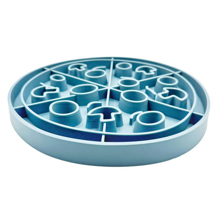 Woofsie - Wholesale Pet Food Mat - Dog - Pizza Snack Mat: 2-in-1 Lick Mat Slow Feed Bowl Combo3