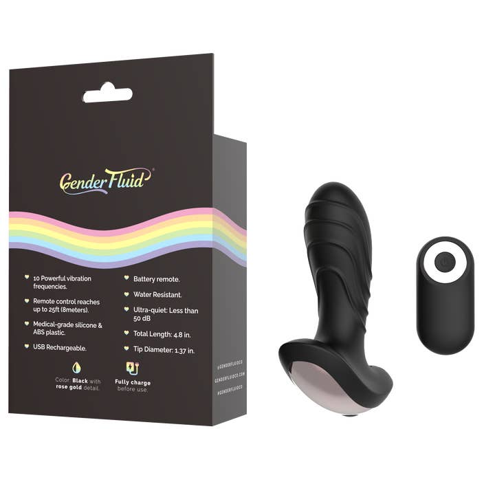 Voodoo - Venta al por mayor Juguetes eróticos - Gender Fluid Buzz Anal Vibe con control remoto1