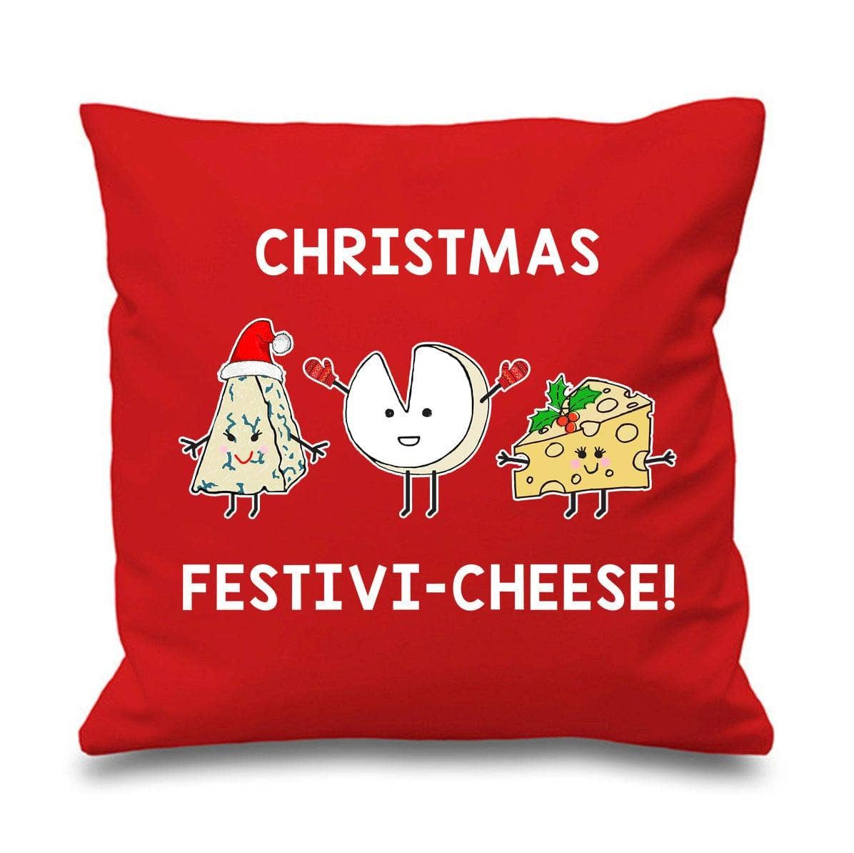 Of Life & Lemons - Wholesale Throw/Decorative Pillow - Funny Cheese Christmas Cushion3