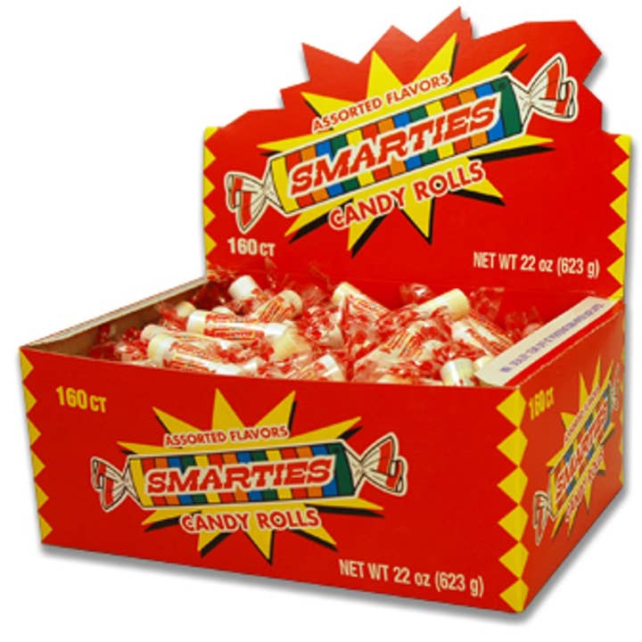 Smarties Candy Rolls 28oz- 160ct for wholesale by I Got Your Candy