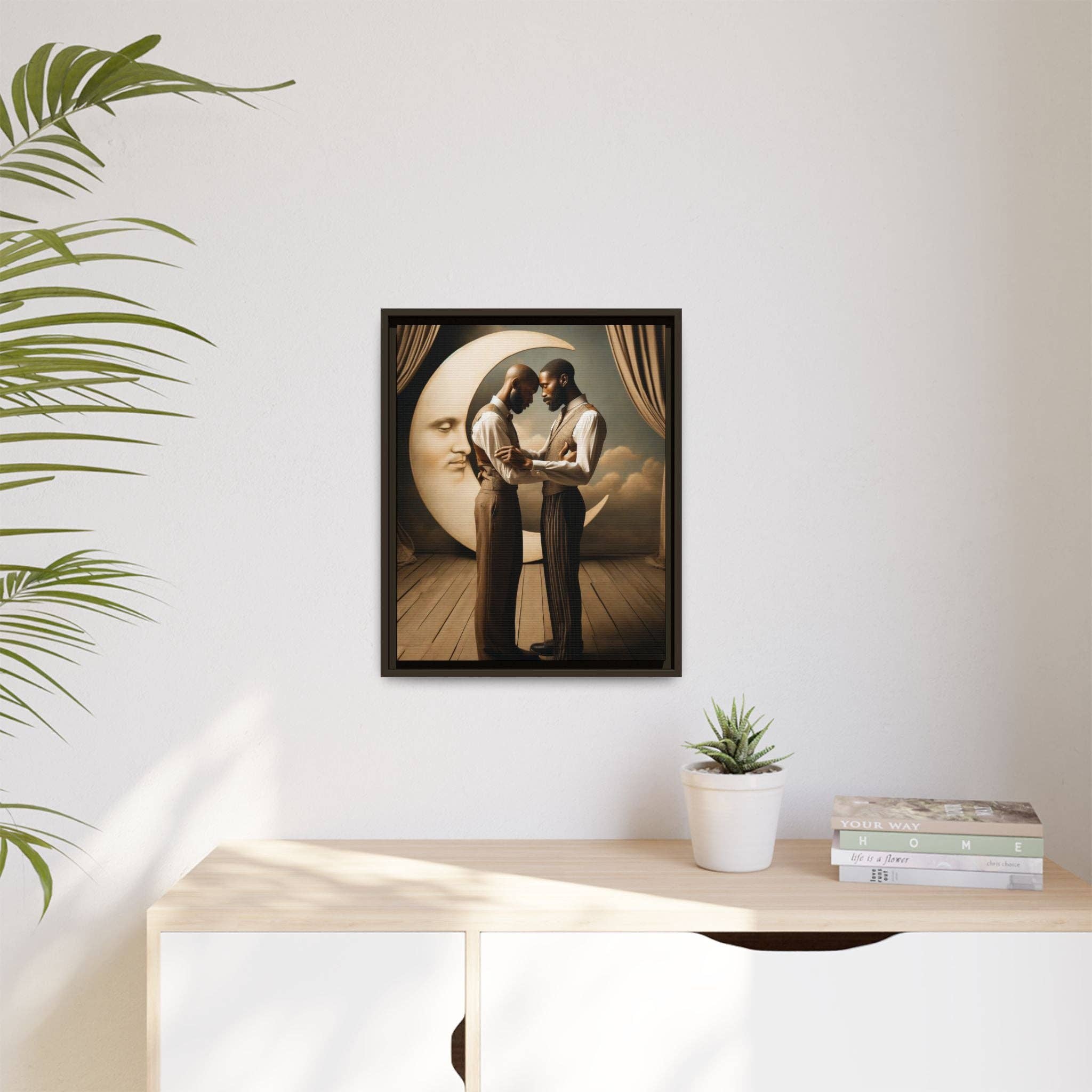 Walt & Pete - Wholesale Art Print - Missing Art Studies - Man In The Moon 00216