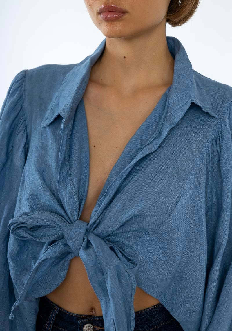 LINEN & COTTON HOUSE - Vente Chemisier – femme - 56811 100 % LINEN GILET 6