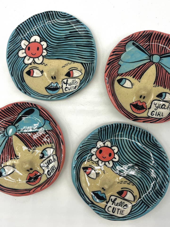 Girlfriends Ring Dishes for wholesale by Erika Rier