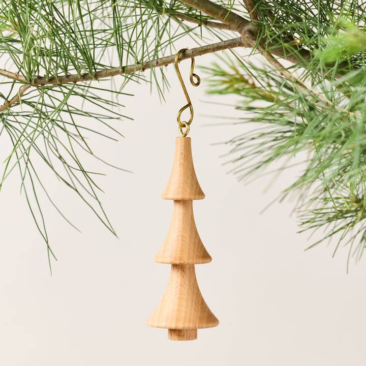 Farmhouse Pottery - Wholesale Ornament - Crafted Wooden Tree Ornaments5