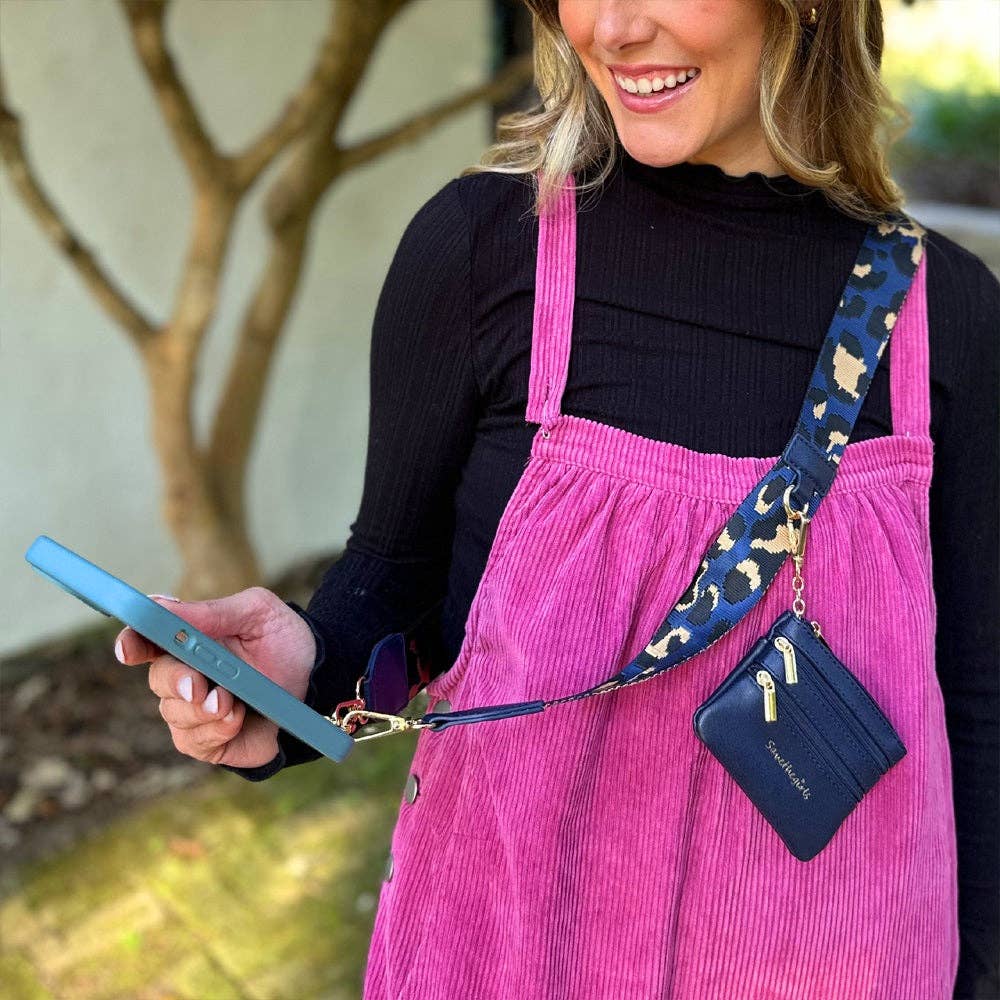 Save The Girls - Wholesale Bag Strap - Women's - Clip & Go Strap with Pouch - Leopard Collection7